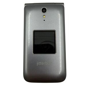 Alcatel OneTouch Jitterbug Flip Phone GreatCall Gray Large Keypad 4043S